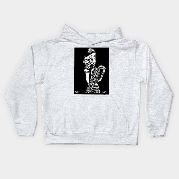 Gerry Mulligan Kids Hoodie by Zippy's House of Mystery